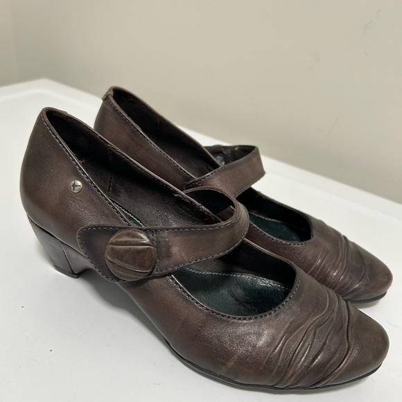 Women Pikolinos Mary Jane Pumps Brown Size 5.5 - 6 US 36 EU